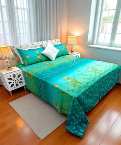 VRS SATIN PRINT BED SHEET - 3443-270